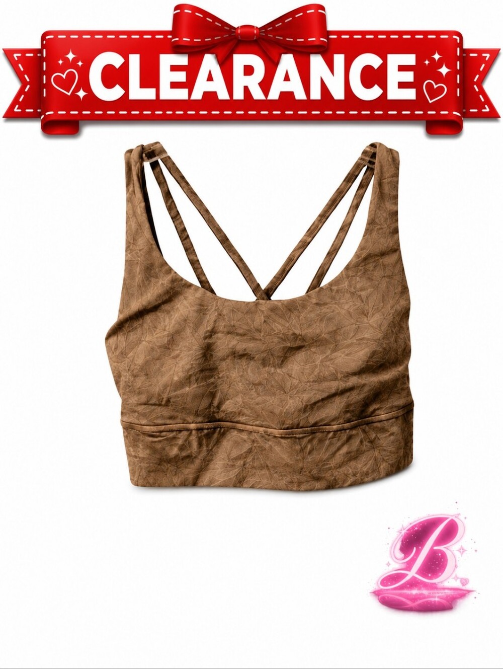 3/$15 lululemon Energy Bra Ice Wash Moss Green